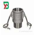 Accio in acciaio inossidabile Accoppiamento rapido/connettore rapido KJB
